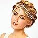 1PC Vintage Deco 20s Flapper Ivory Pearl Headband Great Gatsby Wedding Head Chain