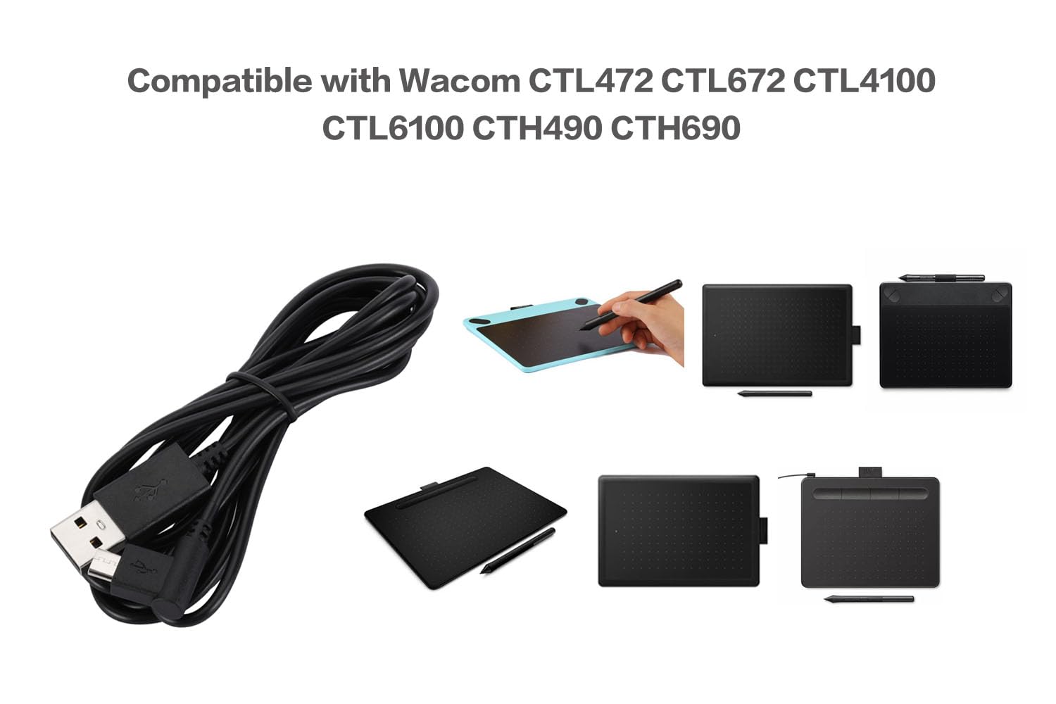 Amazon.com: UNCLE LIGHT USB Charging Cable Replacement for Wacom