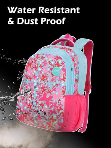 Image of Lavie Sport Twirl Laptop Backpack | 37 Liters | Fits Upto 16 Inch | Laptop Compatiable | Rain Cover | Gift for Boys & Girls
