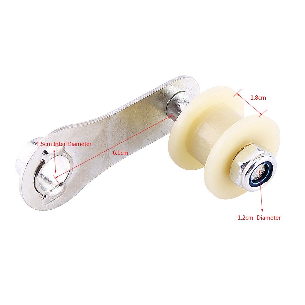 mini bike chain tensioner + Tendicatena Tenditore Bullone su Rullo Motociclo Accessori Modificati Utensile Universale(Rosso