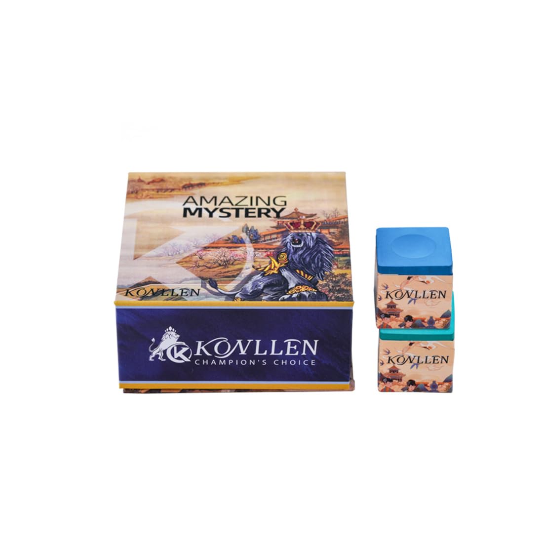 KONLLEN Pool Cue Chalk Nano Technology Billiard Chalk for Professional Tournament Dedicated Pool Chalk (Outstanding Performance, Durable)