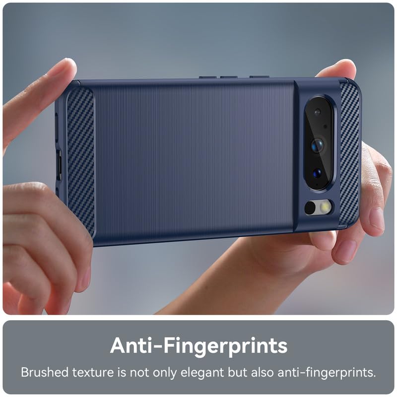 Image of Basic Case for Google Pixel 8 Pro (Carbon Fibre Blue)
