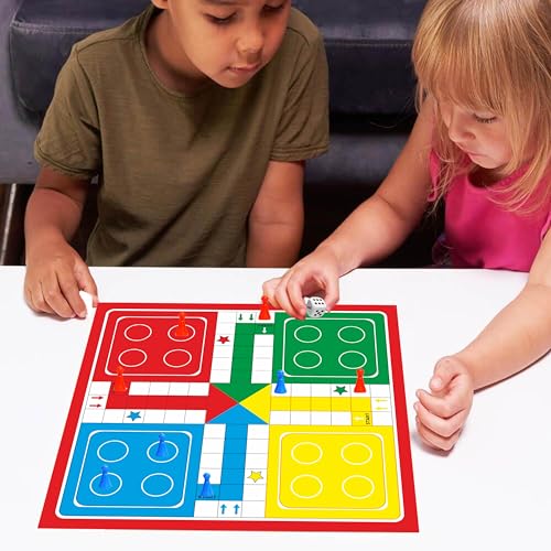 Image of Ankit Toys & Games 4 in1 Family Set Premium Multi Board Ideal for Kids and Adults - Classic Entertainment Game Perfect for Fun and Social Gatherings (Board Size 30 * 30 Cm)