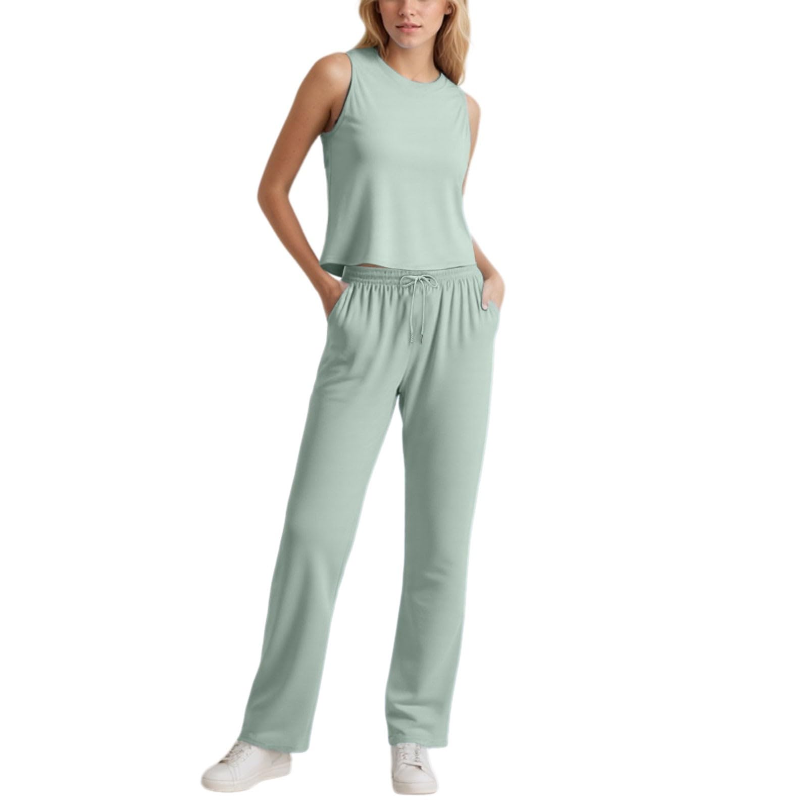 Traje deportivo para mujer, tallas grandes, holgado, de dos piezas, elegante, largo, de verano, chándal para correr, tiempo libre, talla corta, traje deportivo de gran tamaño, ropa de salón, ropa de
