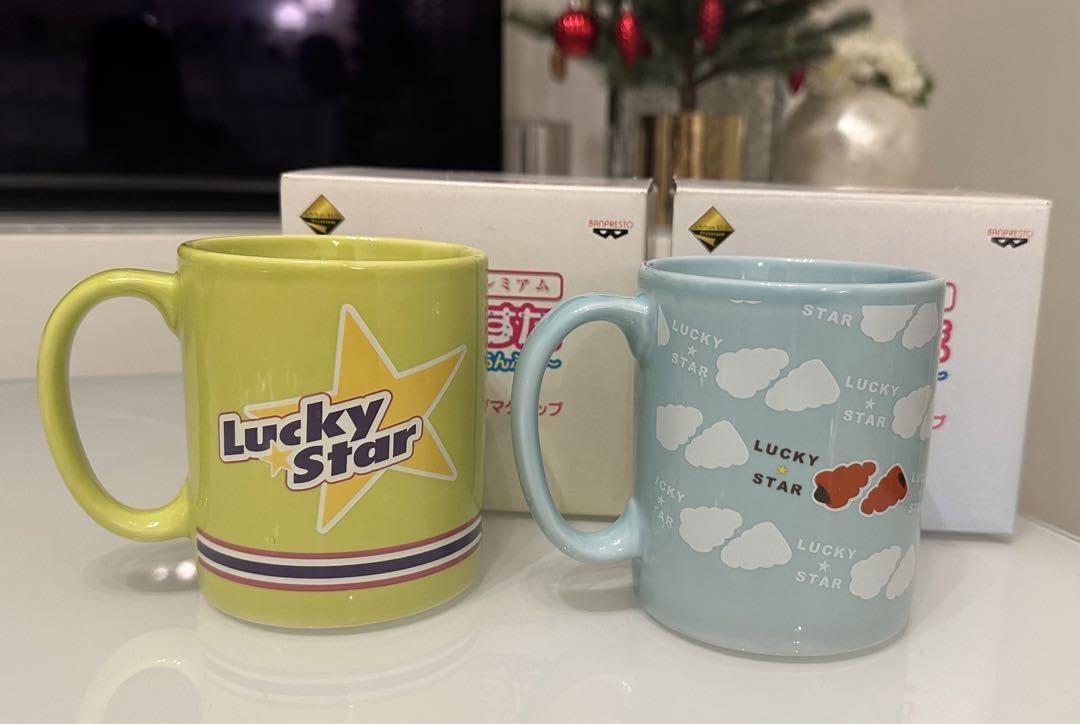 らき⭐︎すた　一番くじプレミアム　マグカップ Amazon.co.jp: ビッグマグカップ2 一番くじプレミアム らきすた