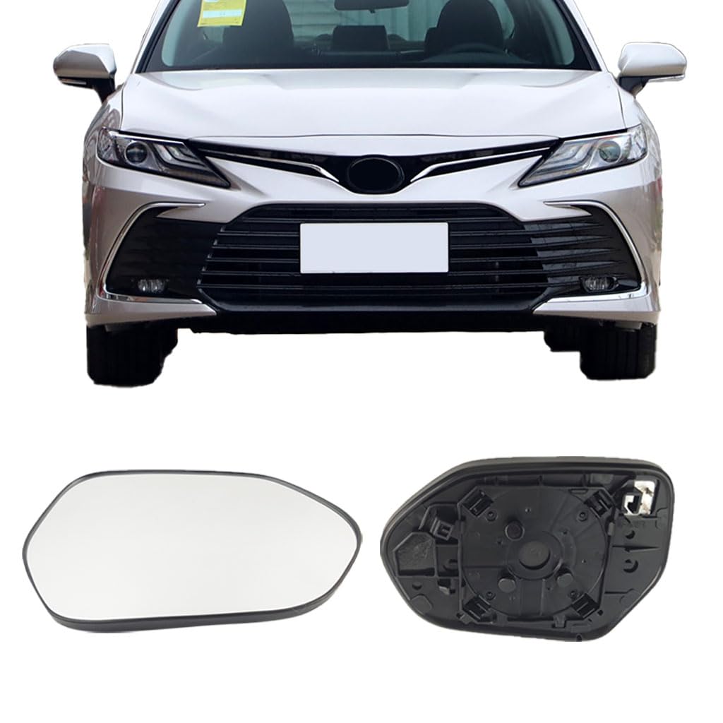Photo 1 of Passenger Side Mirror Replacement Glass for TOYOTA Corolla 2020-2024,Camry 2018-2024,Prius 2016-2022,Backing Plate Power Heated right Side Mirror Glass for TOYOTA Camry,Corolla,Prius