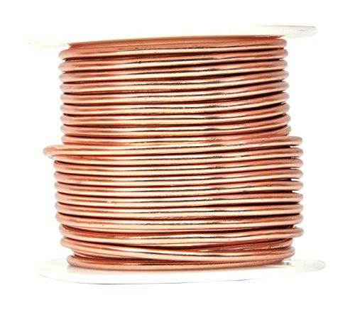 Image of Mandala Crafts 12 GA Copper Silver Tone Combo Anodized Aluminum Craft Wire | 276 FT, Colored, Flexible, Bendable for Bonsai Armature Sculpting Wire Wrapping Jewelry Making, Weather & Tarnish Resistant