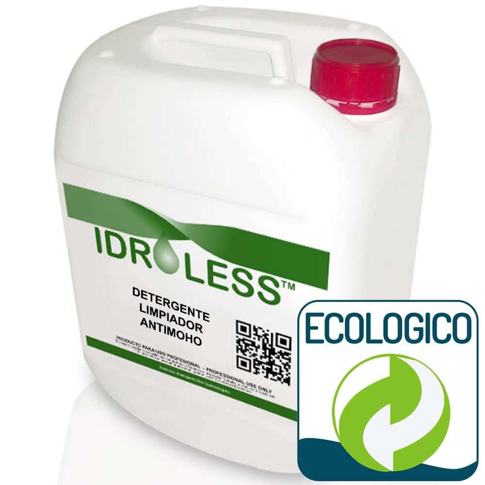 Detergente Limpiador Antihumedades 5L Sin Cloro y Sin Disolventes | Elimina las manchas de humedad sin aclarado. Ideal para paredes interiores y techos de baños, habitaciones. Sin olores.