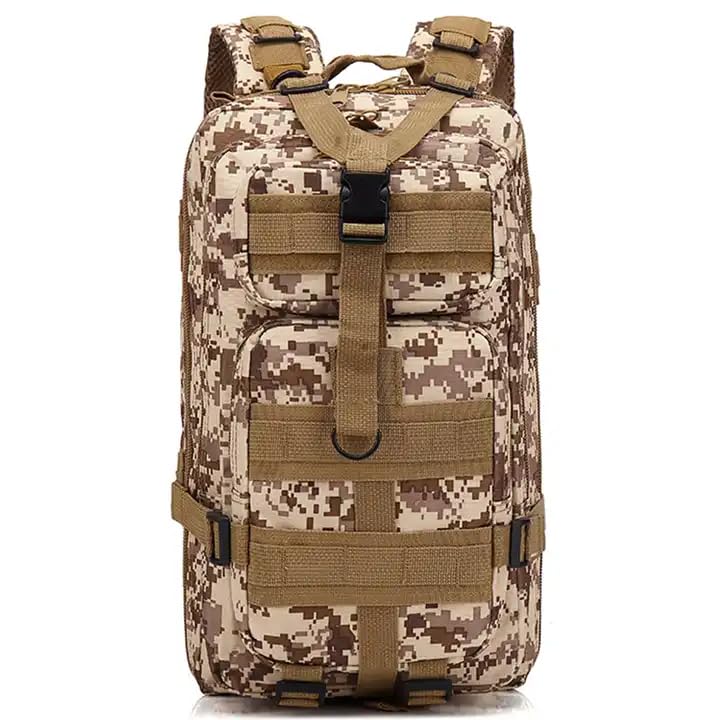 Mochila LukeSports Tática Militar Camping Impermeável Reforçada Acampamento (CAMUFLADO AMARELO)