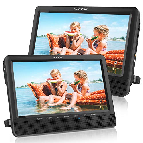 10‘’ Dual Screen DVD Player for Car Portable Headrest Video CD Players