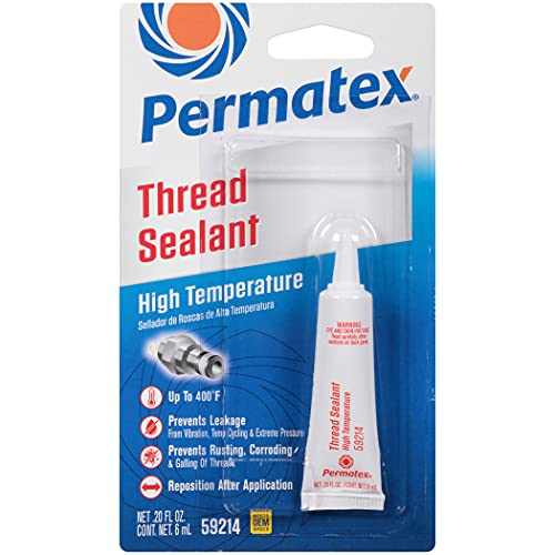 Permatex 59214 High Temperature Thread Sealant, 6 Ml Tube, Pack Of 1 #TOP1
