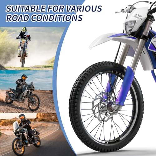 Image of 2 Pack 90 /100-14 inch 3.00-14 inch Heavy Rear Inner Tube, 14 Inch Tire | for 125cc 140cc Pit Pro Trail Foot Dirt Bike [Thickened]