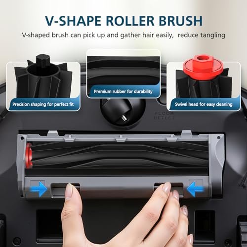 Image of Omni S1 Pro / S1 Accessory Kit for eufy S1, Omni S1 Pro Robot Vacuum | Replacement Parts: 1*Main Roller Brushes, 2*Mopping Rollers, 6*Side Brushes, 4*HEPA Filters, 6*Dust Bags, 1*Cleaning Tool