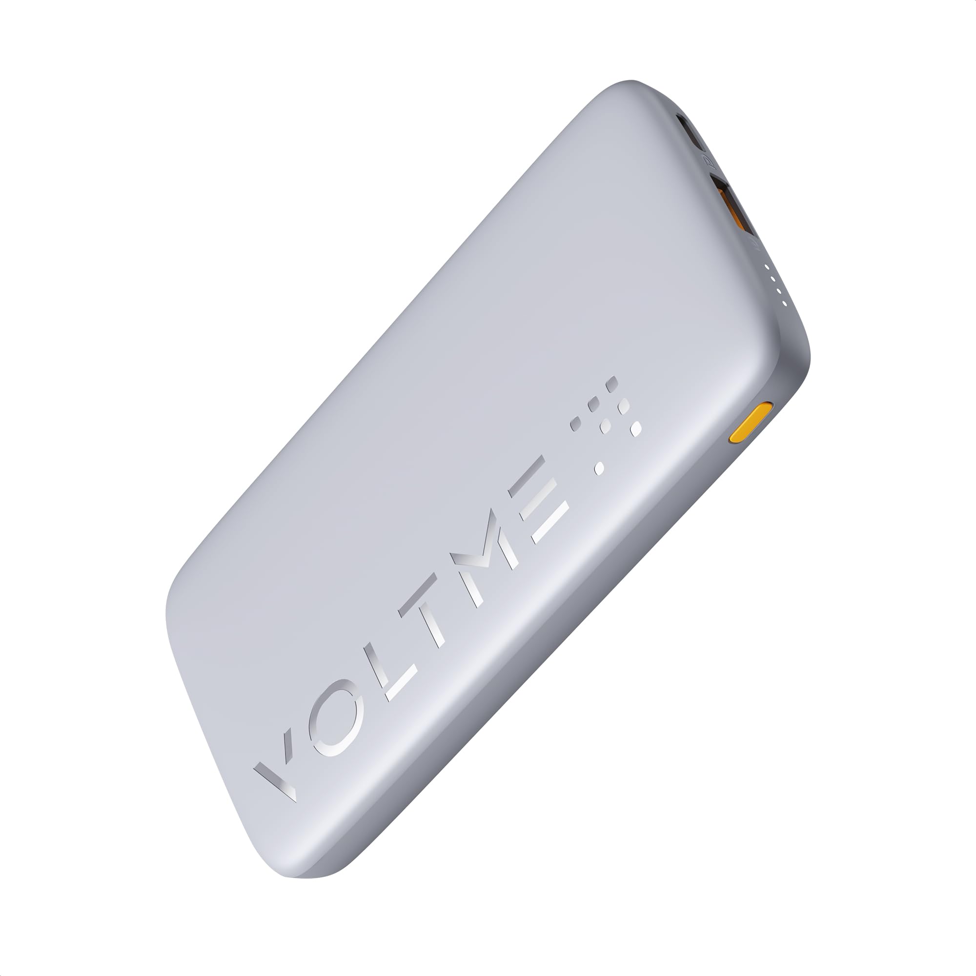 Power Bank VOLTME HP10A Hypercore 10K, Essential Externe Batterie Powerbank 2-Port Grigio Potenza Portatile per Cellulare Ricarica 10.000 mAh Rapida con USB-C/A per iPhone 16 15 14 / Samsung/Xiaomi