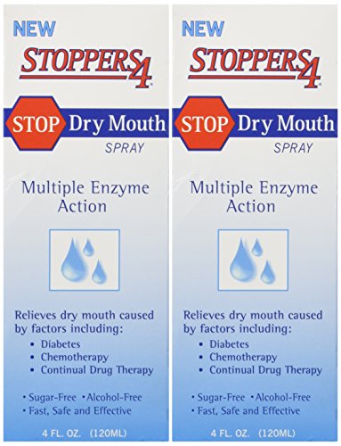 Stoppers 4 Dry Mouth Spray 4 Fl.oz (Pack of 2)