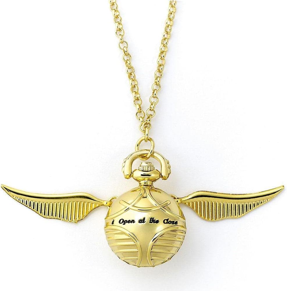 Golden Snitch Watch Necklace- WNTP004, Una talla - Image 3