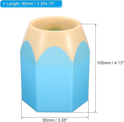 Miniatura 2 de PATIKIL Portalápices, paquete de 2 soportes para bolígrafos para escritorio, bonito soporte de plástico para lápices, organizador de tazas, con