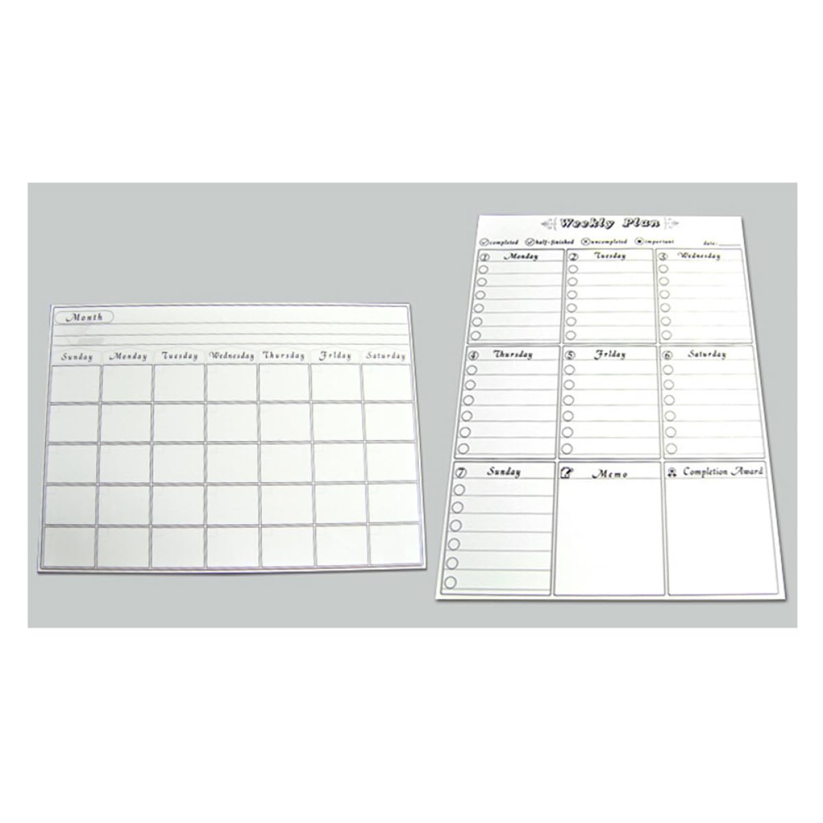 3St Whiteboard-Wochenplaner magnetischer Planer Kühlschrankplaner Zeitmanagement Wochenplaner Kühlschrank Zeitplaner Magnetischer Wochenplaner trocken abwischbarer Planer STOBOK