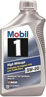 Mobil High Mileage Motor Oil