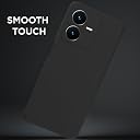 Pikkme Vivo Y22 Back Cover Soft Matte Liquid Silicone TPU | Camera Protection | Shockproof Slim Back Case for Vivo Y22 (Black) gallery image