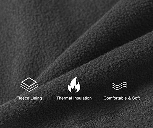 Rockbros Winter Neck Gaiter Warmer With Ear Loops Cold Weather Black #TOP1