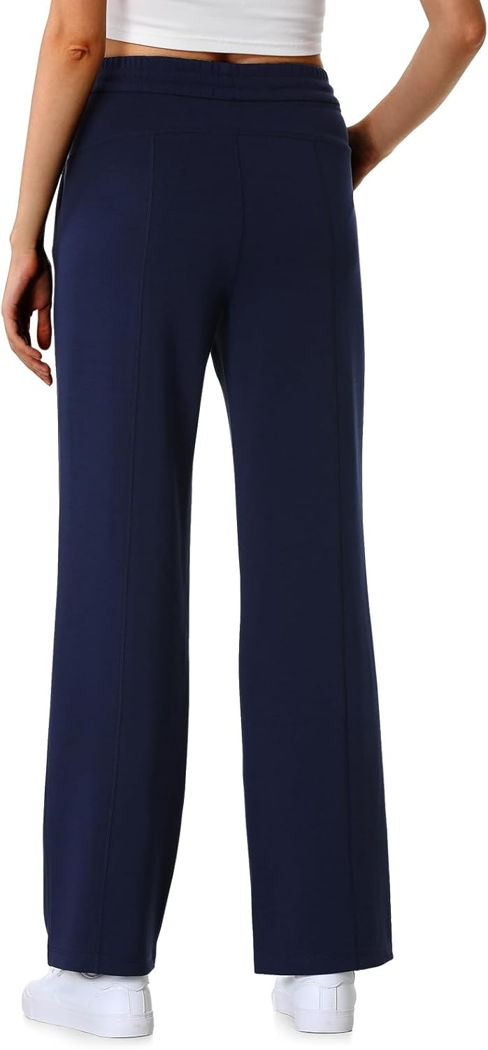 Turnhier Womens Wide Leg Sweatpants Pants Drawstring Casual Athletic Workout Lounge Pants with Pockets - Image 7