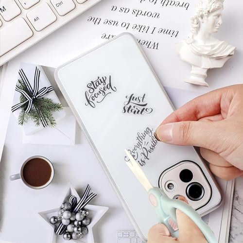 Papel térmico autoadesivo transparente para impressora de bolso, papel de impressora térmica para mi