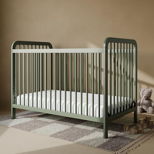 Image of Storkcraft Pasadena 3-in-1 Convertible Crib, Olive