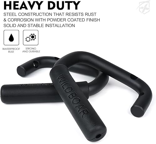 Miniatura 4 de Kit de agarraderas negro Black Front  Rear Grab Handle