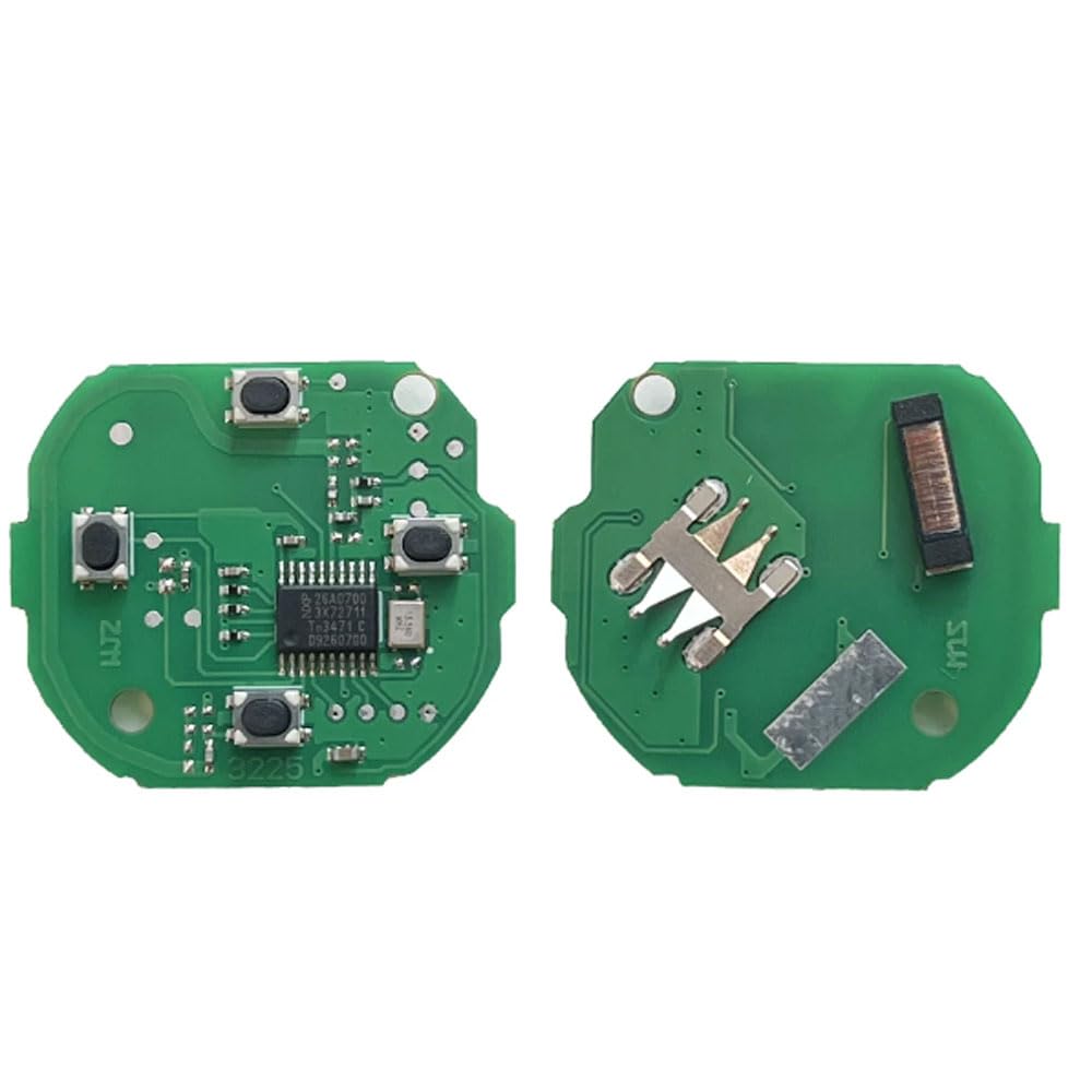 Per Mercedes Benz Smart Smart Fortwo 451 2007 2008 2009 2010 2011 2012 2013 Chiave remota per auto 3 pulsanti ID46 Chip 433Mhz