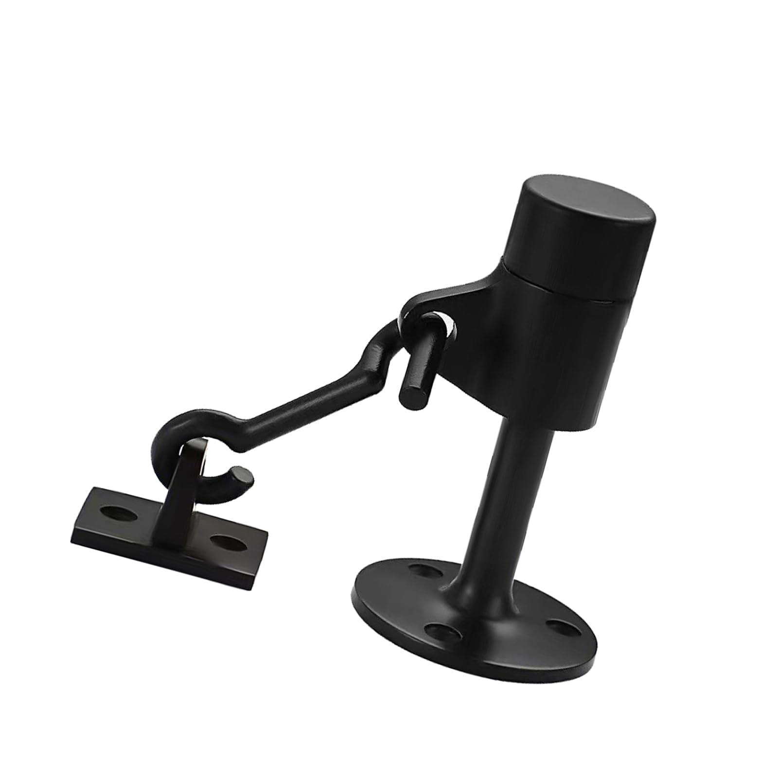 Lxjlxd Black Purpose 304 Stainless Steel Door Hook & Stoppers Prevents Wall Damage & Keep Open For Humid Coastal Areas Rustproof Block