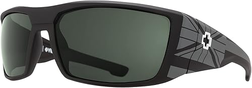 Spy Dirk - Gafas de sol rectangulares para hombre + paquete con kit de gafas de cortesía de diseñador iWear