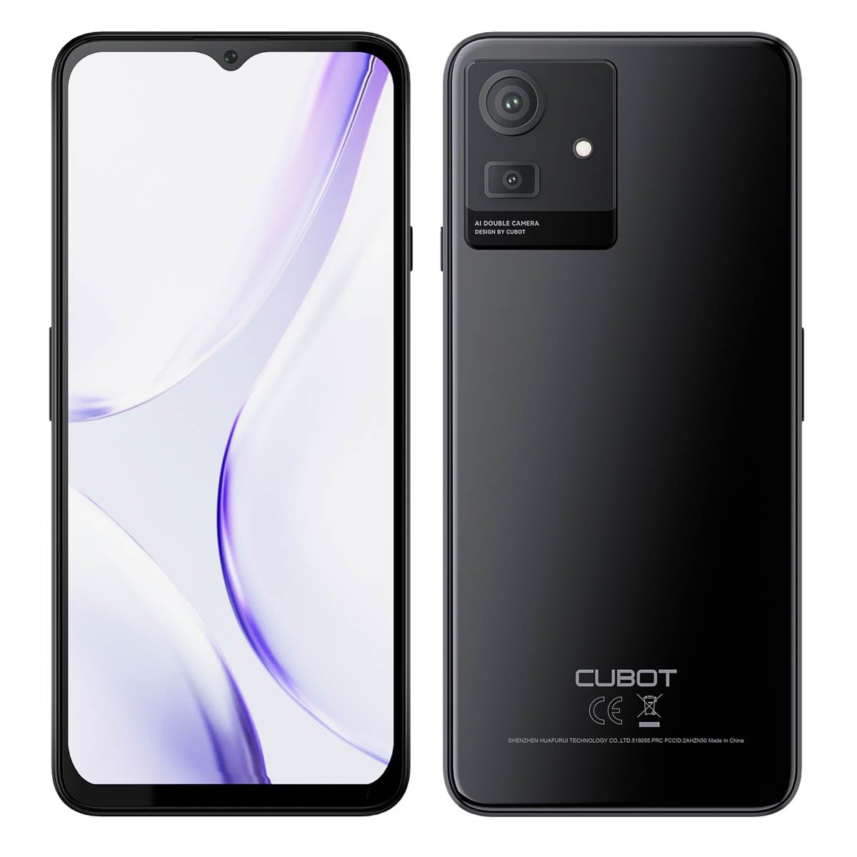 Note 50 - smartfon 6,5" HD+, 8 GB i 256 GB, podwójny aparat 50 MP, bateria 5200 mAh, Android 13, procesor OctaCore, czarny
