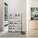 Modrine 8 Tiers Shoe Rack, Free Standing Shoe Racks Shoes Organizer - Holds 32 Pairs of Shoes (Grey)