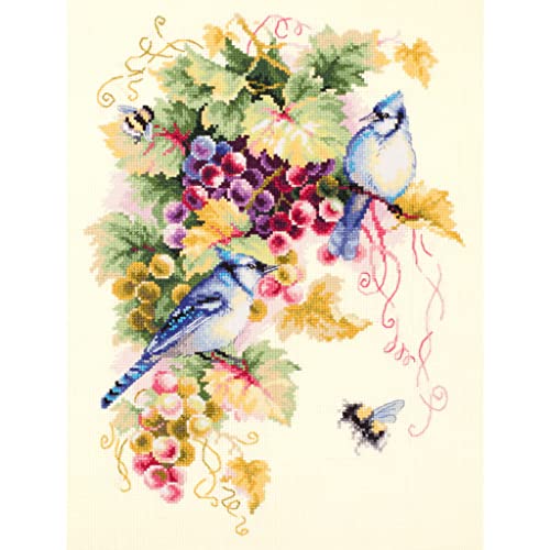 Kit punto de cruz Zweigart contra el estrés con hilos de algodón de 25 x 35 cm