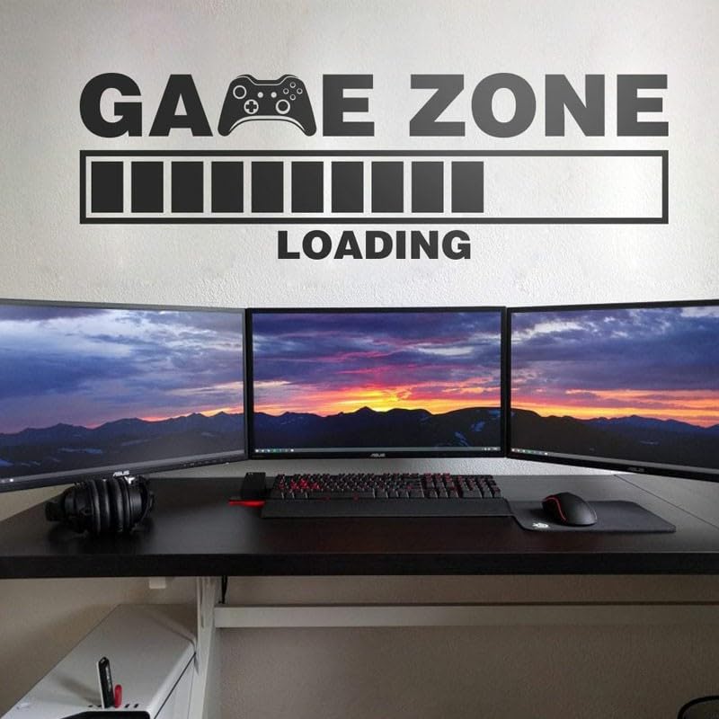 GADGETS WRAP Wall Decal Vinyl Sticker Game Zone Loading Controller for Office Home Wall Decoration