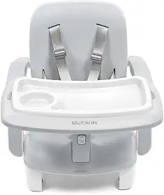 Cadeira de Alimentação Portátil Lollipop 15kg Cinza Multikids Baby - BB475