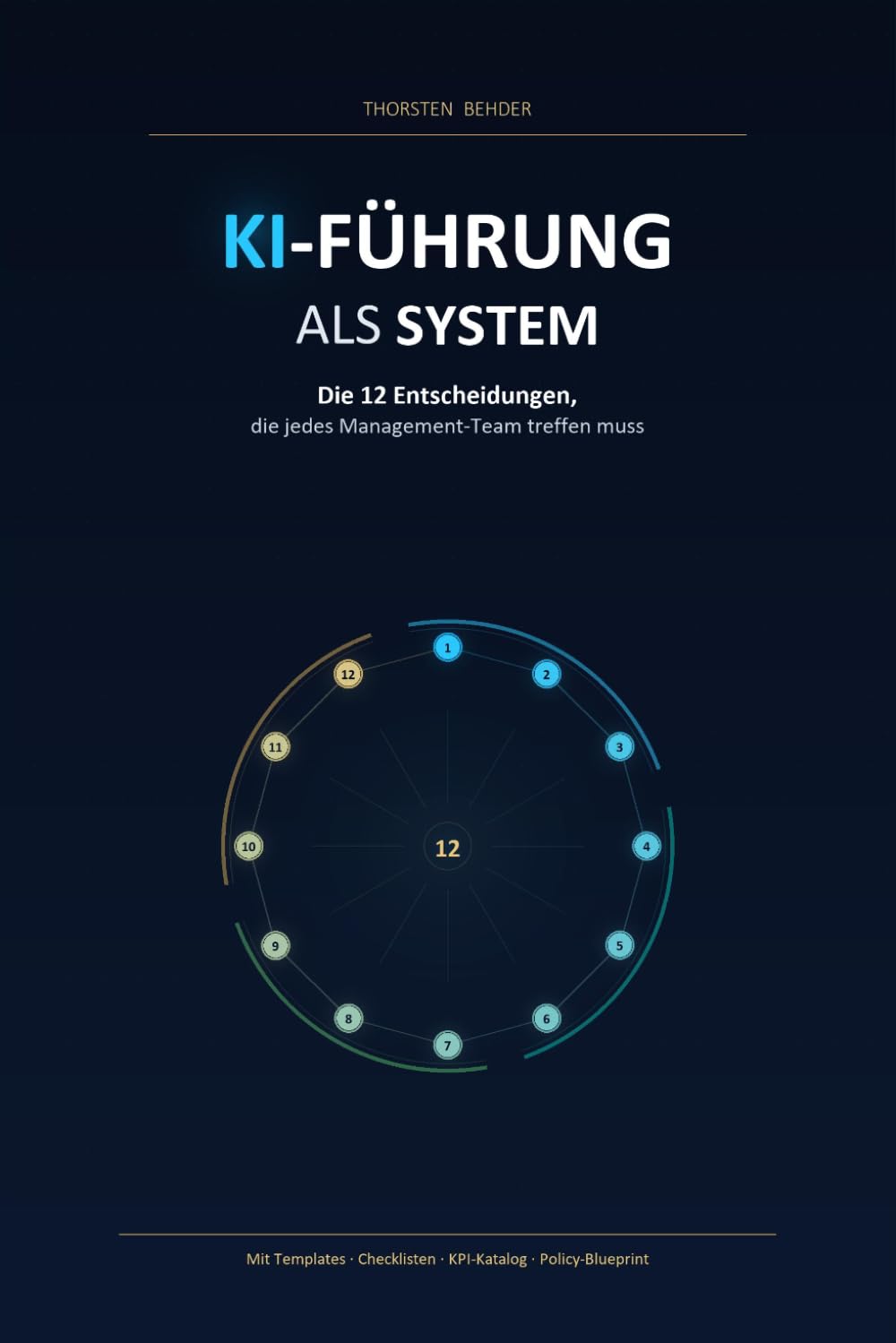 KI-Führung als System: Die 12 Entscheidungen, die jedes Management-Team treffen muss