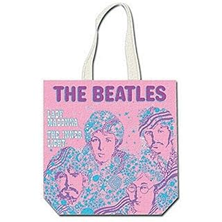 Rock Off – Sac fourre-tout The Beatles Lady Madonna rose - Les Beatles, Paul McCartney, John Lennon, RIngo Starr, George Harrison
