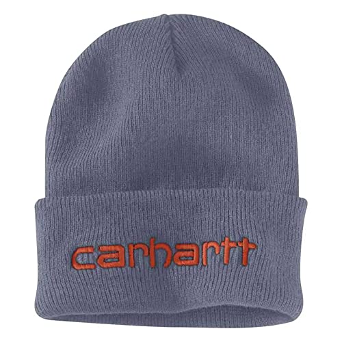 Carhartt Chapeau Teller 104068 bonnet homme chaud tricoté style stretch noir