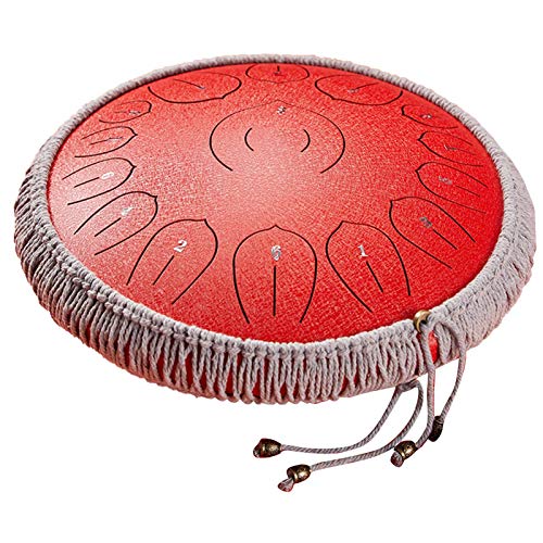 QQDS Steel Tongue Drum Hand Pan Percussion Drum,with -Steel Drums,...