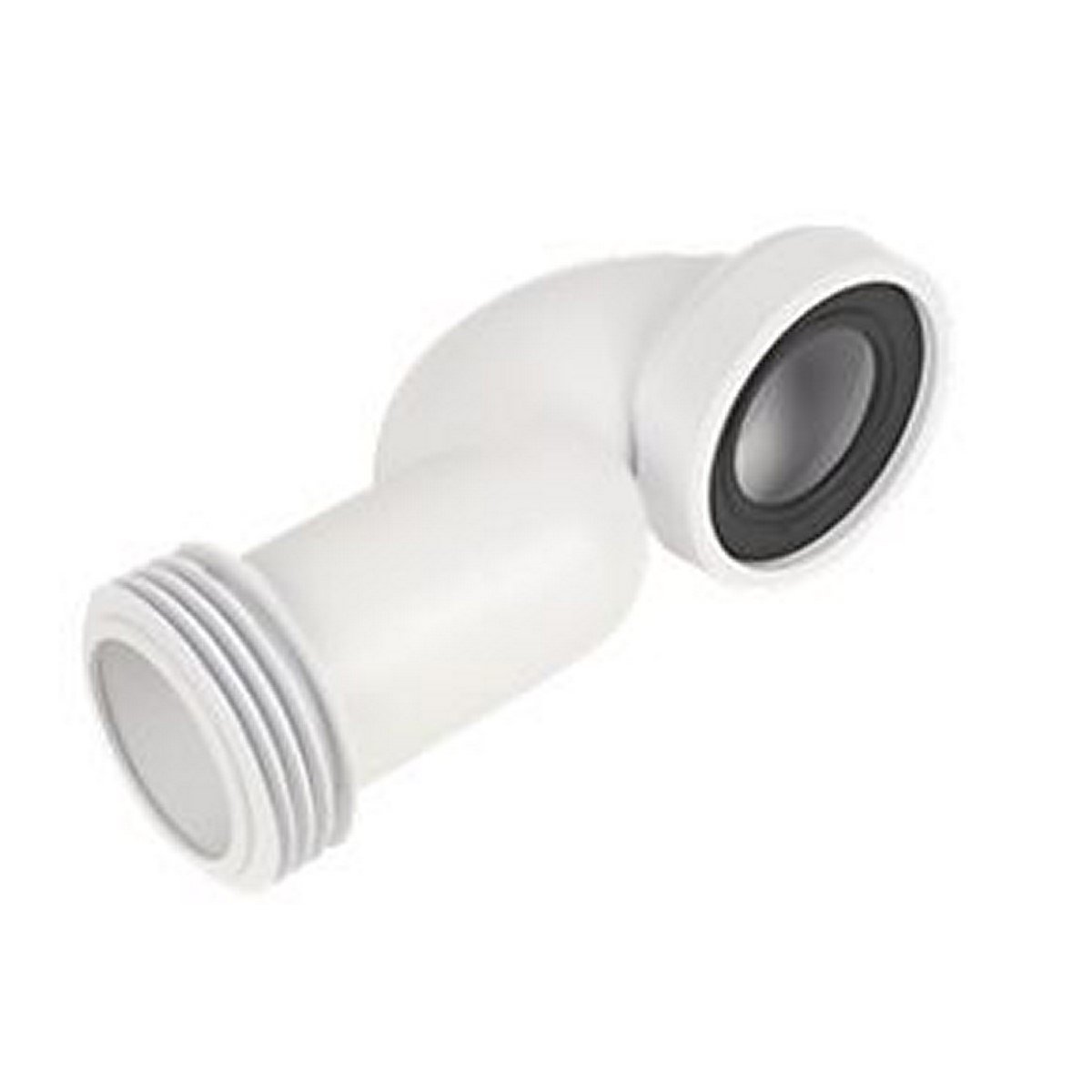 Mcalpine WC-CONQ 90 DEGREE 90° SPACE SAVING PAN CONNECTOR 110MM OUTLET TOILET