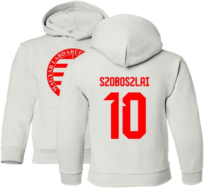 Tutiinca Hungary Soccer Cup Fan - Szoboszlai 10 Jersey Style Youth Hooded Sweatshirt