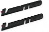 2pcs Overlay Matte Black Door Limited Emblem Compatible with Sequoia Tacoma Tundra 4Runner (Matte Black)