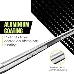 6ft Olympic Barbell - Home Gym Fitness Equipment - Straight barbell bench press (15 lb Weight - 300 LBS Capacity), Strength Training Workout Bar , Weight bar for Squats, Weightlifting - Image 2