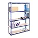 Produktbild G-Rack 0023 Regalsystem, Blauer pulverbeschichteter Edelstahl, 1 Bay