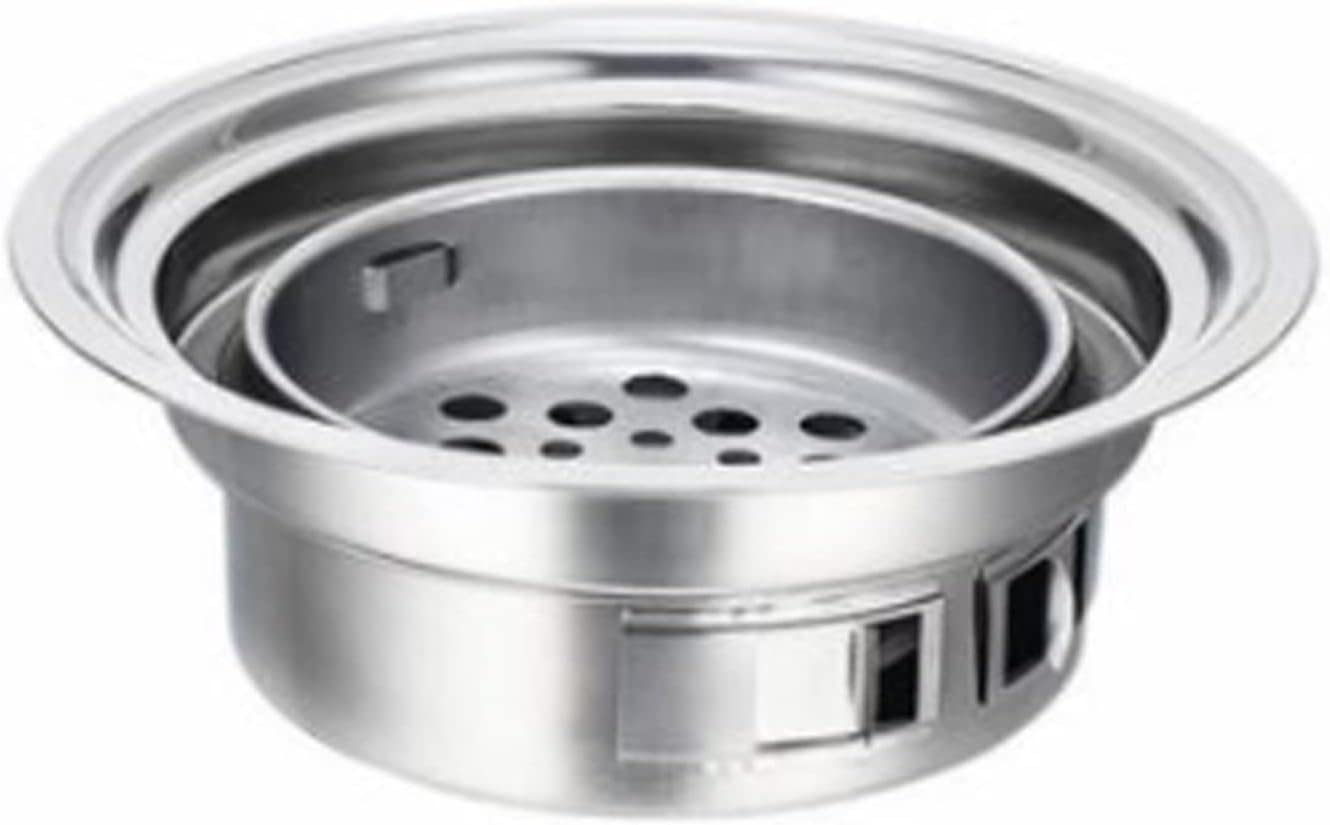 Barbecue charbon inox et accessoires de grillade pour cuisine extérieure de camping
