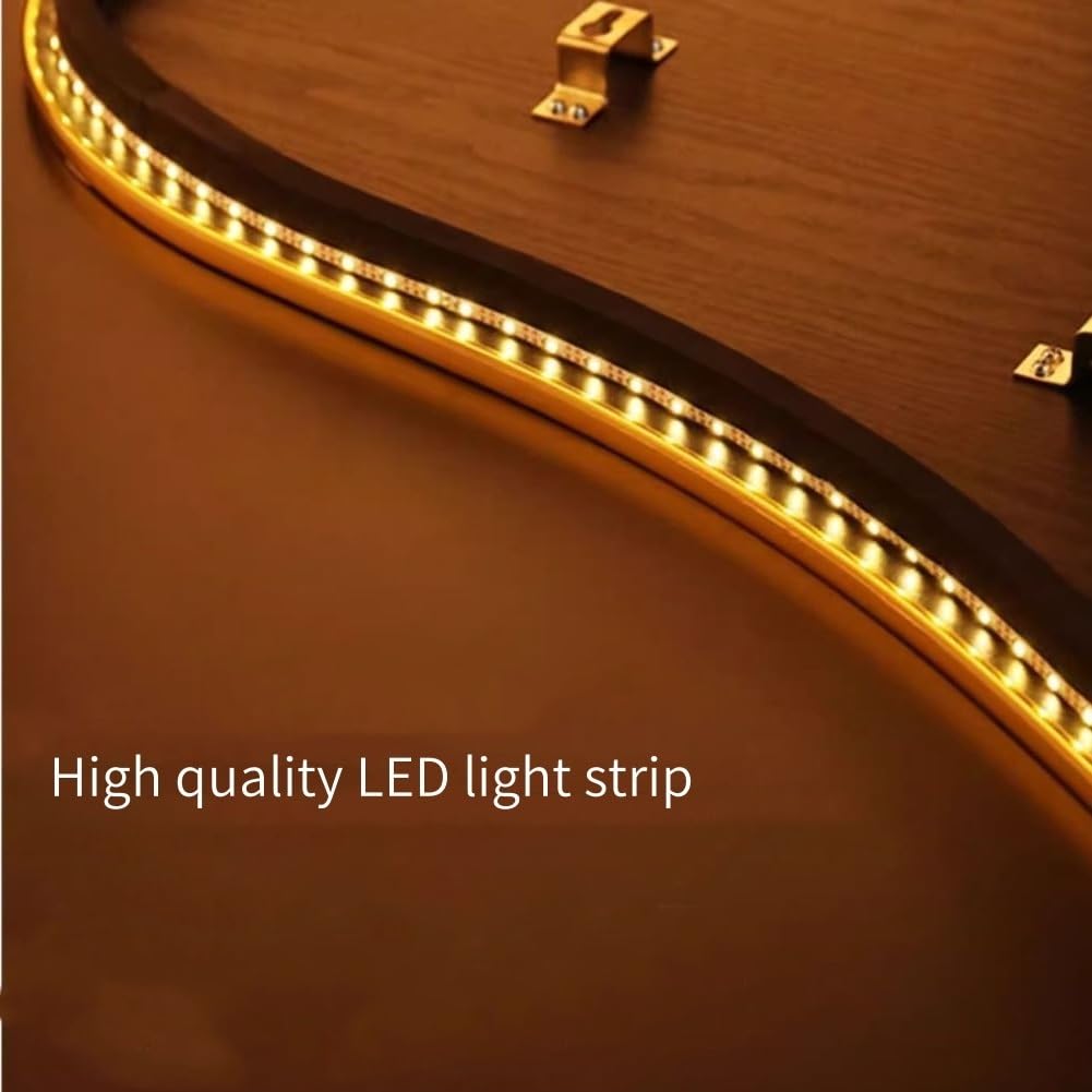 Arte de pared LED 3D con alimentación enchufable, pintura de plumas iluminadas para sala de estar y decoración de pasillo