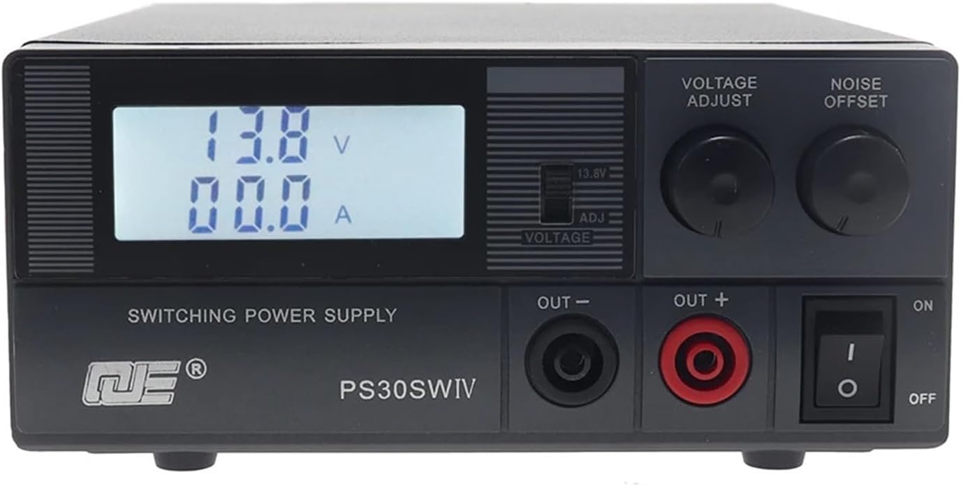 QJE PS30SWIV Power Supply 13.8V 30A Adjustable Linear Power Supply Stable DC Communication Switching Power Supply Automotive