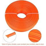 2,4 mm Linia trymera Heavy Duty nylonowy drut okrągły sznurek drut podkaszarka do drutu sznur do ogrodu benzyny trymer do trawy (120 m)
